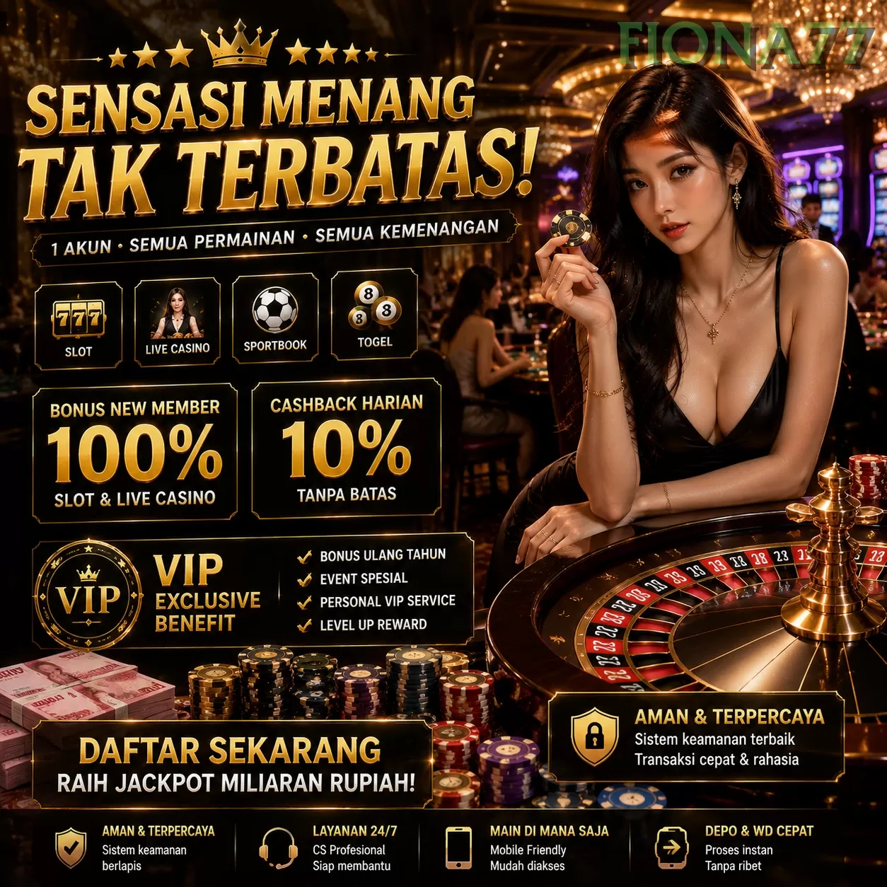 Login fiona77 Sekarang Bonus Melimpah
